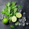 Pro Art Glasbild Lime & Ice Cube 20 cm x 20 cm