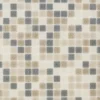 Glasmosaikmatte Grey-Brown-Beige 32,6 cm x 32,6 cm* Mosaik