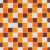 Glasmosaikmatte Simpli Orange-Braun-Mix groß 30 cm x 30 cm* Mosaik