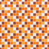 Glasmosaikmatte Simpli Orange-Braun-Mix klein 30 cm x 30 cm* Mosaik