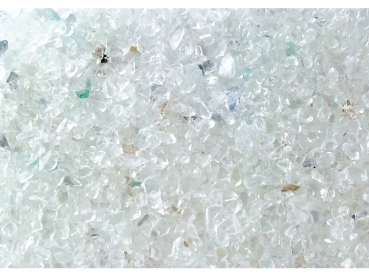 Scherf Glassplitt Kristall-Klar 4 - 8 mm 1000 kg Big-Bag* Zimmerbrunnen