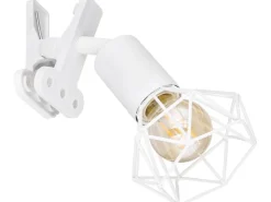 Globo Klemmstrahler Xara I 1-flammig Weiß matt 170 x 92 x 180 mm* Weitere Regale