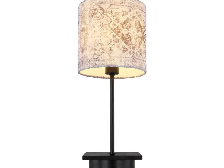 Globo Tischlampe Gabriele 1-flammig Schwarz matt 150 x 350 mm* Weitere Regale