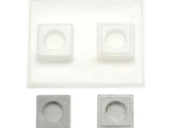 Glorex Gießform Teelichthalter 7 cm x 7 cm Quadratisch* Künstlerzubehör