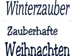 Glorex Reliefeinlage 1 Stk. Winterzauber / Weihnachten