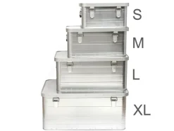 GORANDO Aluminium Transportkiste Größe M SAFARI Universal Alubox* Aufbewahrung