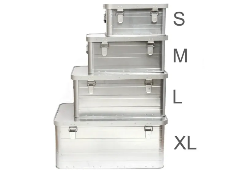 GORANDO Aluminium Transportkiste Größe M SAFARI Universal Alubox* Aufbewahrung