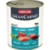 Gran Carno Hunde-Nassfutter Adult mit Lachs und Spinat 800 g* Hundebedarf