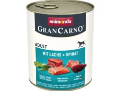 Gran Carno Hunde-Nassfutter Adult mit Lachs und Spinat 800 g* Hundebedarf