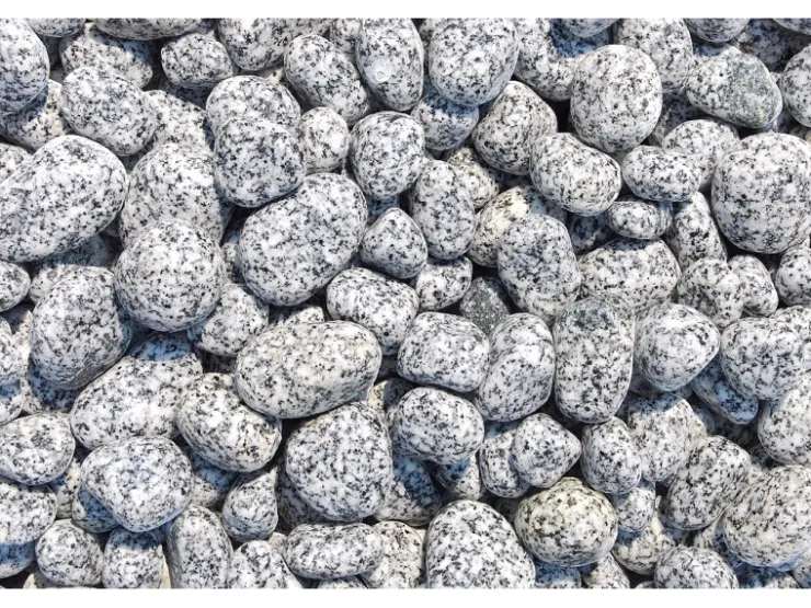 Scherf Granitzierkiesel Salz-Pfeffer 25 - 50 mm 1000 kg Big-Bag* Zimmerbrunnen