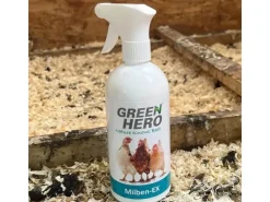 GreenHero Milben-Ex Milbenspray für Hühner - aus Palmarosa Blättern