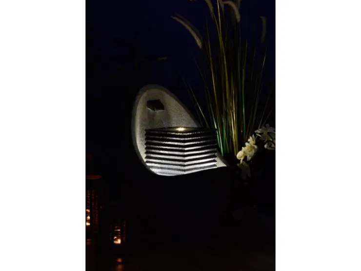 Dobar Großer Design-Gartenbrunnen in Ei-Form 49,5 cm x 49,5 cm x 66,5 cm