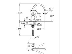 Grohe QuickFix Einhebel-Spültischarmatur Start Loop Chrom