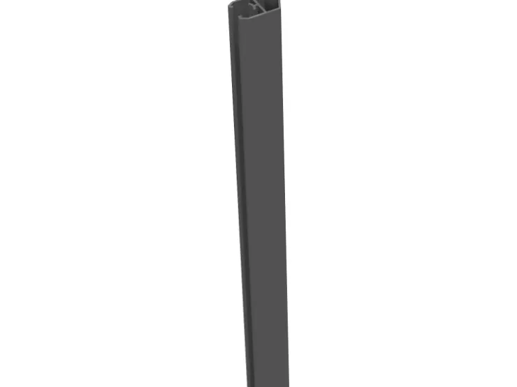 GroJa Abschlussprofil 180 cm Anthrazitgrau
