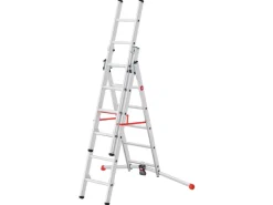 Hailo Alu-Kombileiter S100 Profi Lot 287 cm x 122 cm x 118 cm Aluminium* Leitern