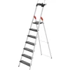 Hailo Alu-Sicherheits-Stehleiter L100 TopLine 7-stufig