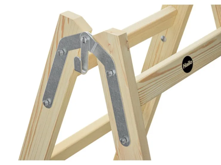 Hailo Holz-Doppelsprossenleiter H40 StandardLine 2 x 5 Sprossen* Leitern