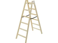 Hailo Holz-Doppelsprossenleiter H40 StandardLine 2 x 6 Sprossen