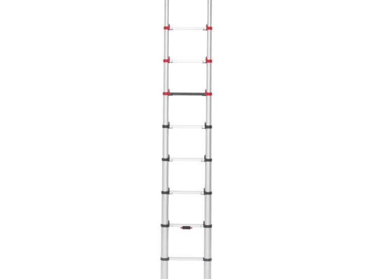 Hailo Sicherheits-Teleskopleiter FlexLine 260 Aluminium 9-stufig bis 150 kg