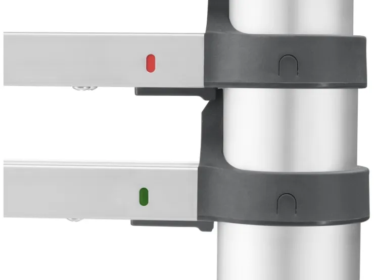Hailo Sicherheits-Teleskopleiter FlexLine 260 Aluminium 9-stufig bis 150 kg