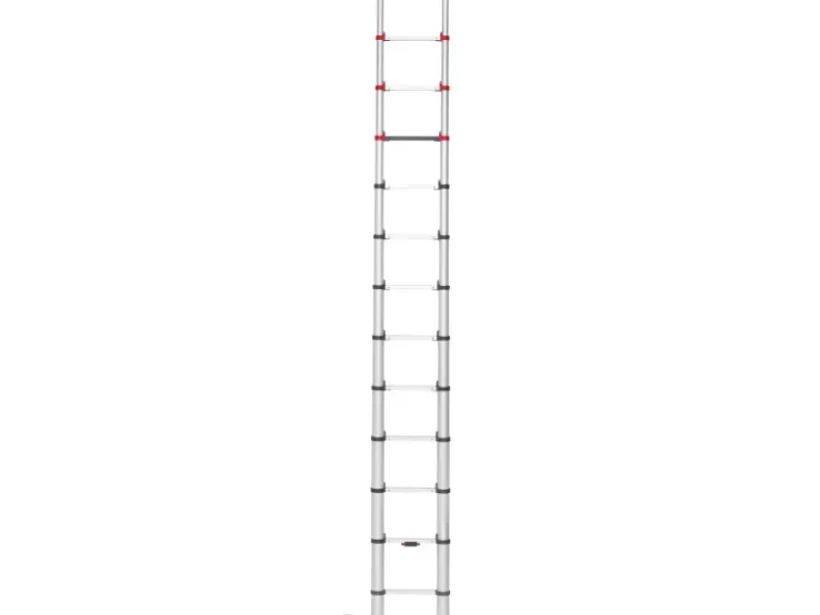 Hailo Sicherheits-Teleskopleiter FlexLine 380 Aluminium 13-stufig bis 150 kg