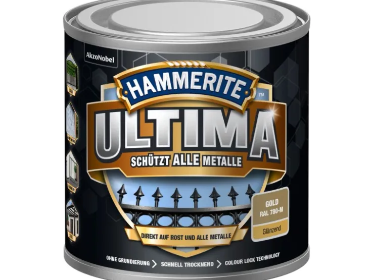 Hammerite Ultima Premium Metall-Schutzlack glänzend 250 ml