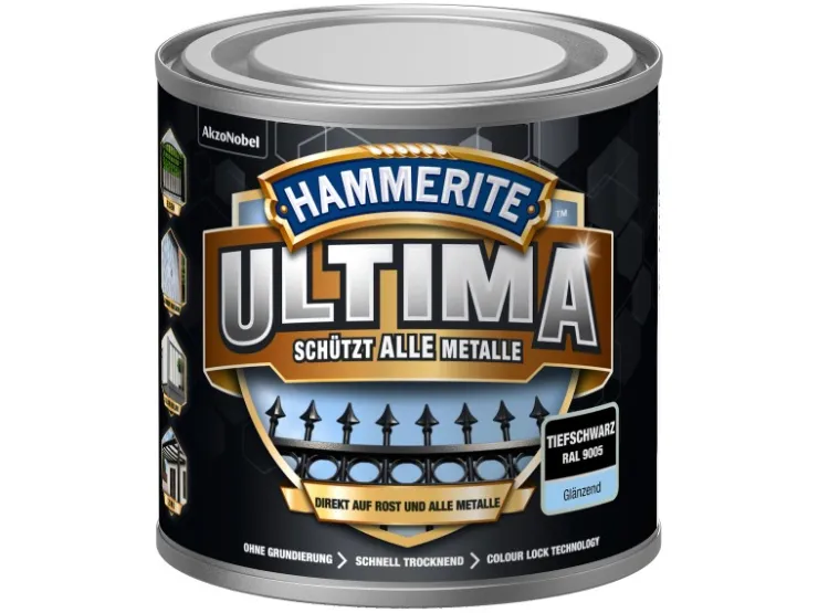 Hammerite Ultima Premium Metall-Schutzlack glänzend 250 ml* Speziallacke