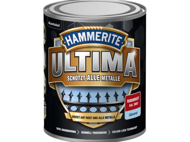 Hammerite Ultima Premium Metall-Schutzlack glänzend 750 ml* Speziallacke