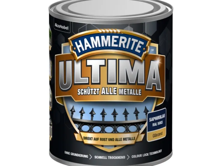 Hammerite Ultima Premium Metall-Schutzlack glänzend 750 ml