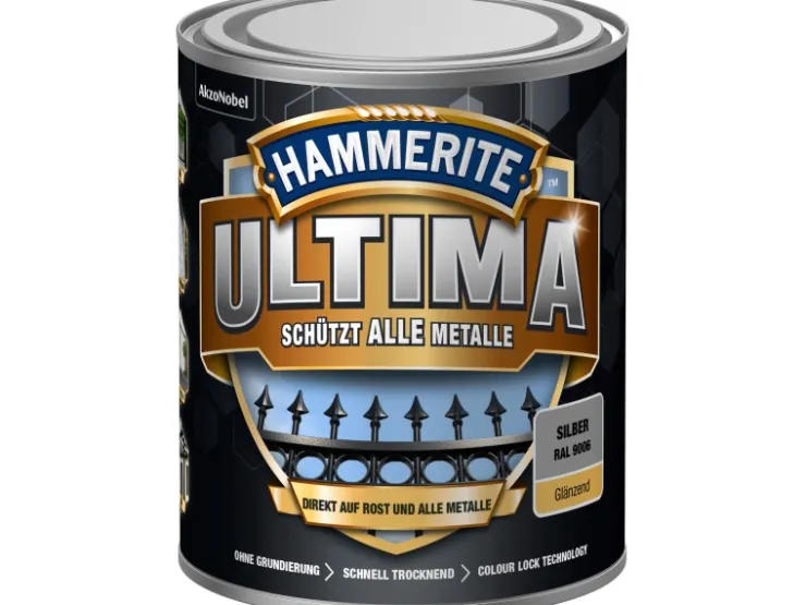 Hammerite Ultima Premium Metall-Schutzlack glänzend 750 ml* Speziallacke
