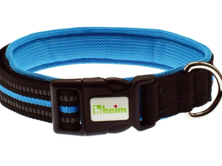 Heim Hundehalsband Signal reflektierend Gr. L Breite 25 mm Länge 48 - 57 cm* Hundebedarf