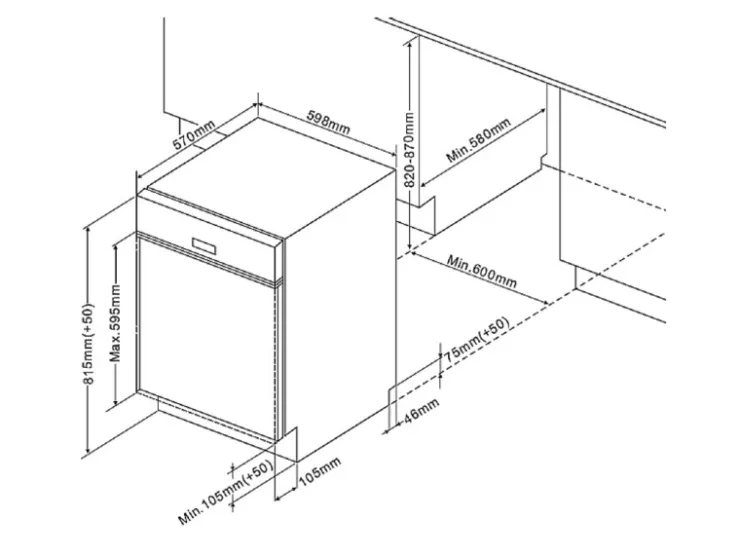 Held Möbel Küchenzeile Mailand 370 cm -Grau Matt mit E-Geräten* Schweberegale