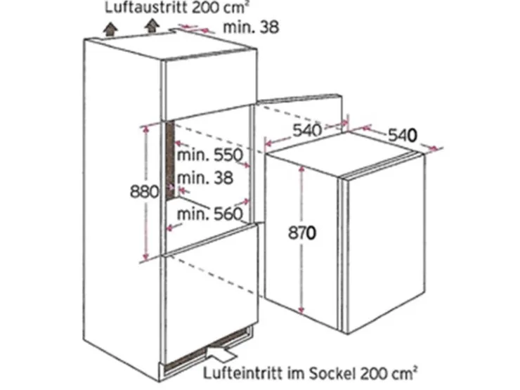 Held Möbel Küchenzeile Mailand 330 cm -Weiß Matt mit E-Geräten