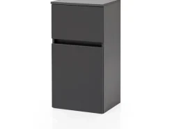 Held Möbel Unterschrank Salerno 40 cm matt Grau-* Möbelserien