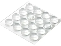 Hettich Anschlagpuffer Selbstklebend Ø 11 x 5 mm Kunststoff Transparent 16 Stück* Schränke