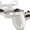 Hettich Glas-Bodenträger Sekura 8 Ø 5 mm Zinkdruckguss Vernickelt 8 Stück* Vitrinen