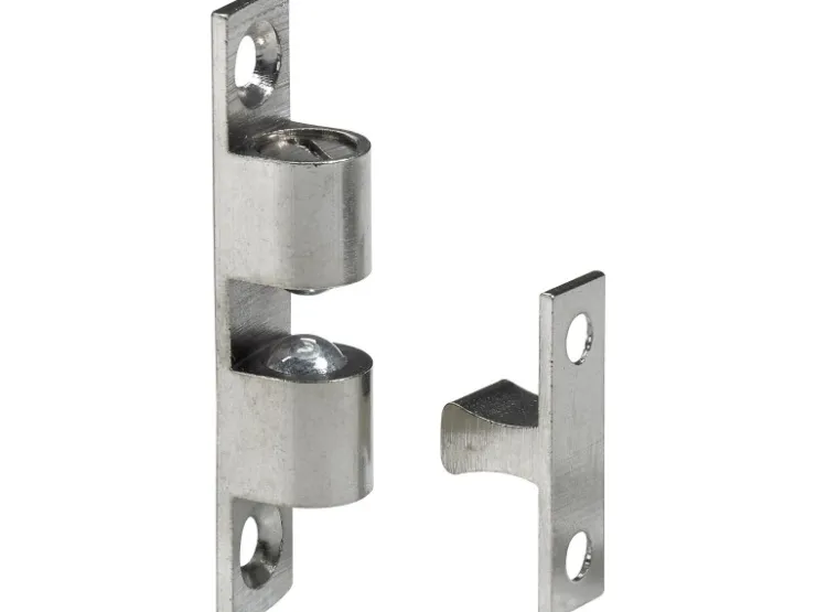Hettich Kugelschnäpper 49 mm x 9 mm x 10 mm Messing Vernickelt 1 Stück