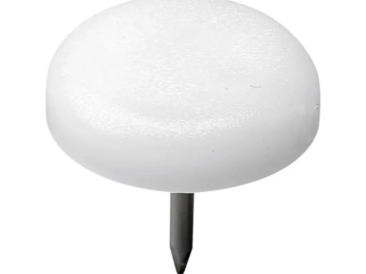 Hettich Kunststoffgleiter mit Stift Ø 22 mm x 20 mm Weiß 8 Stück