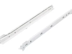 Hettich Rollschubführung 550 mm, pulverbeschichtet Weiß, 20kg