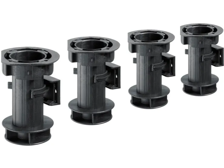Hettich Sockel-Verstellfuß-Set Ø 25 mm x 100 mm inkl. Klips