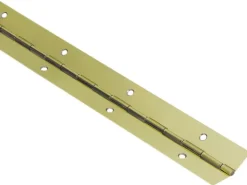 Hettich Stangenscharnier 1200 mm x 20 mm Stahl vermessingt* Schränke