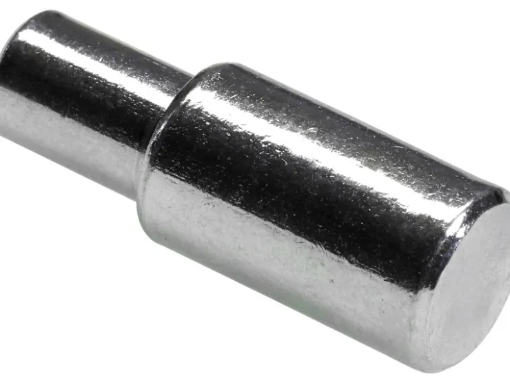 Hettich Steck-Bodenträger Ø 5 mm /7 mm Stahl Vernickelt 20 Stück* Holzregale