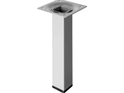 Hettich Tischbein 25 mm x 25 mm x 150 mm Aluminium-Optik* Vitrinen