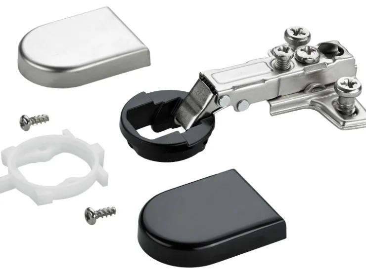 Hettich Topfscharnier 26 mm Vernickelt für vorliegende Glastüren 1 Stück* Vitrinen