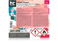 Höfer Chemie Aceton Rein 99,5% 5l* Reinigung|Stifte