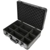 HMF 14502-02 Alu Transportkoffer Kamerakoffer Aufbewahrungskoffer Individuelle Facheinteilung 46 x 15 x 33 cm* Aufbewahrung