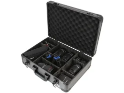 HMF 14502-02 Alu Transportkoffer Kamerakoffer Aufbewahrungskoffer Individuelle Facheinteilung 46 x 15 x 33 cm* Aufbewahrung