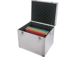 HMF 14812-02 Hängeregister Box Alukoffer DIN A4 Hängemappen 41 x 33 x 36 cm* Aufbewahrung