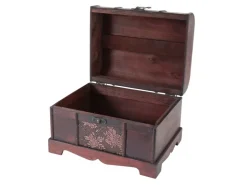HMF 6411-130 Schatztruhe Holz 30 x 23 x 21 cm Klein Japan* Aufbewahrung