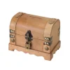 HMF 6414-50 Spardose Holz Schloss 18 x 12 x 14 cm Klein Namibia* Aufbewahrung